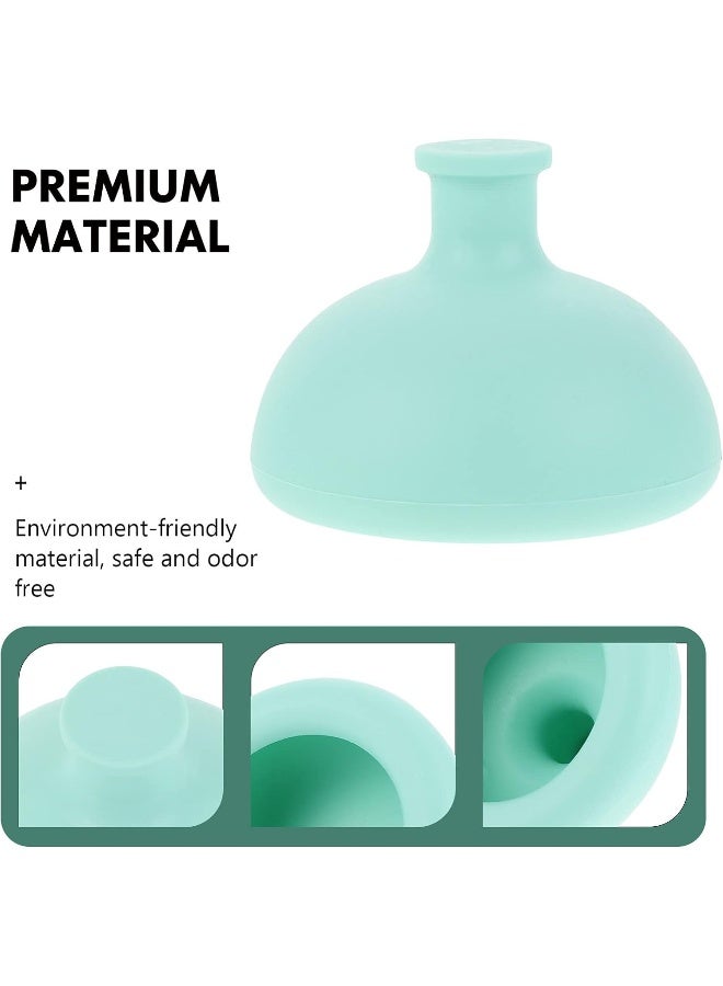 Healifty 2Pcs Silicone Palm Chest Percussion Cup Chest Physical Therapy Cup Pressure Drum Massage Treatment for Expectoration - Image 3