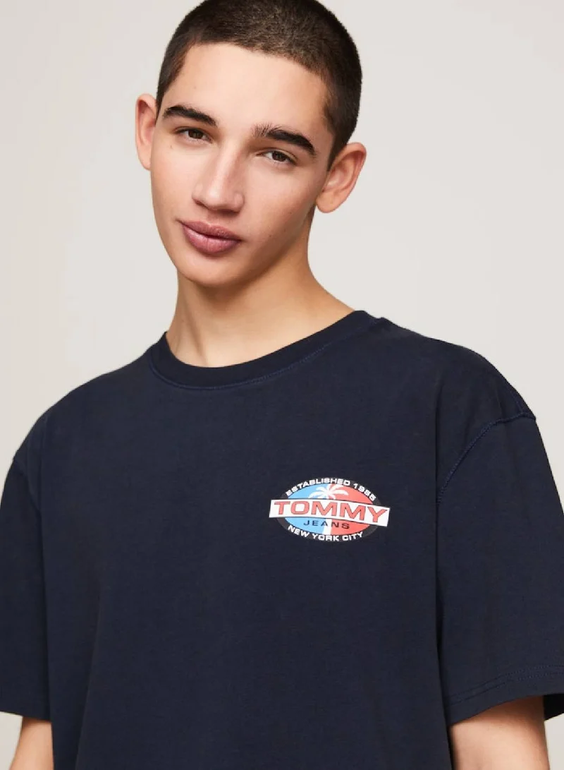 TOMMY JEANS Archive Palm Tree Back Logo T-Shirt