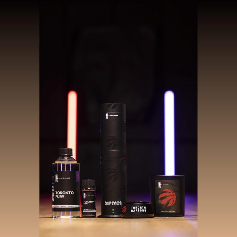 AROMA360 x NBA - Toronto Raptors Luxury Portable Essential Oil Car Diffuser - Aromatherapy Oils Scent Car Diffuser - Auto On/Off Wireless Feature - Oil Not Included - Image 2