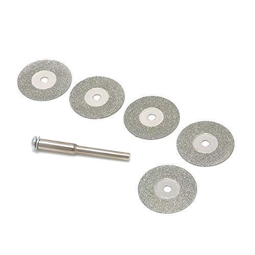 DIY Crafts Diy Crafts India 152 40 Mm Diamond Discs Emery Cutting Blades Drill Bit Mandrel for Dremel Multicolor 5 Piece  - Image 2