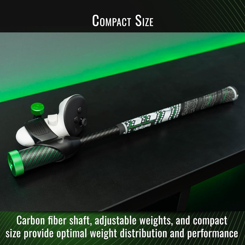 DeadEyeVR - DriVR Golf Club for Quest - Realistic VR Golf Simulator Handle - Weighted VR Golf Club Grip for Enhanced Play (Elite Mini) - Image 3