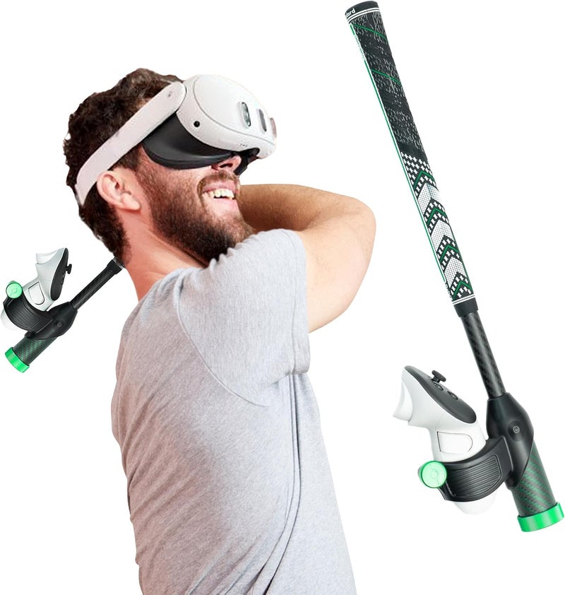 DeadEyeVR - DriVR Golf Club for Quest - Realistic VR Golf Simulator Handle - Weighted VR Golf Club Grip for Enhanced Play (Elite Mini) - Image 1
