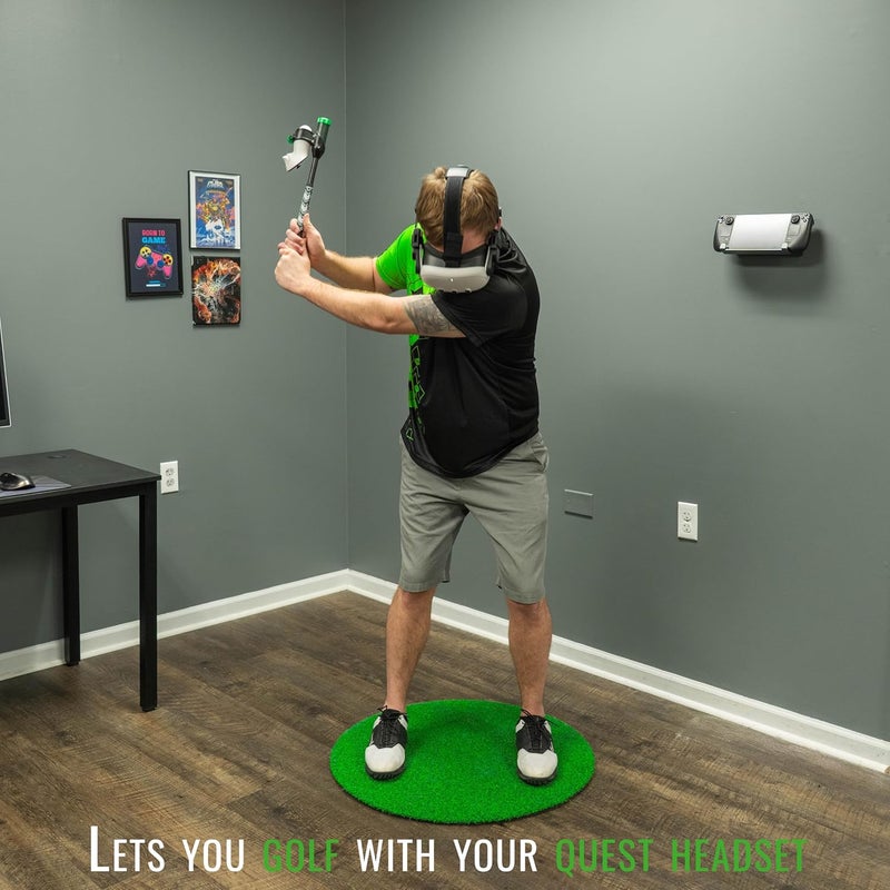 DeadEyeVR - DriVR Golf Club for Quest - Realistic VR Golf Simulator Handle - Weighted VR Golf Club Grip for Enhanced Play (Elite Mini) - Image 2