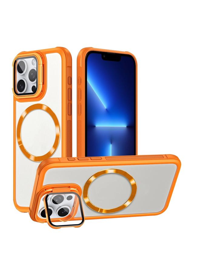 زبون جراب لهاتف iPhone 13 Pro، جراب هاتف Magsafe هجين من مادة TPU من الأكريليك مع حبيبات CD - Image 1