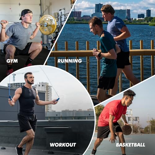 BOOJO 5 Pack Athletic Basketball Mens Shorts with Zipper Pockets - Lightweight Quick Dry Gym Workout Running Shorts for Men - Image 4