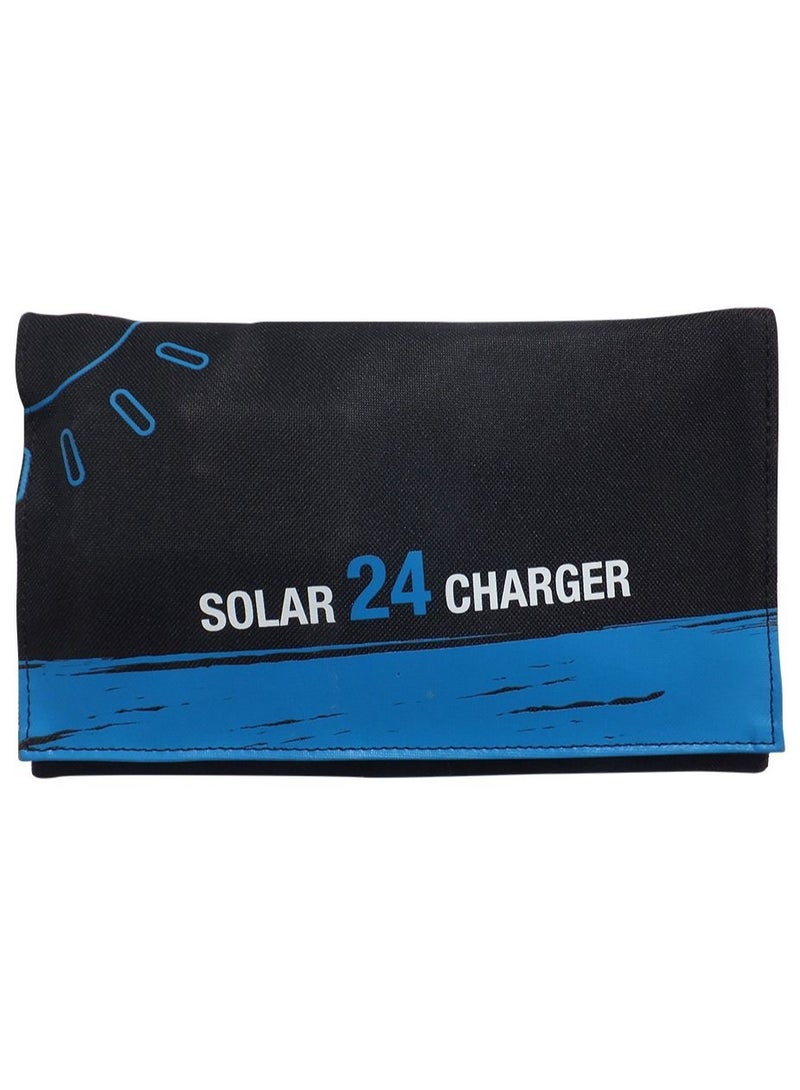 Generic 24W Portable Solar Panel Charger(5.5V/2.9A Max), Waterproof IP67 with 3 USB Ports Compatible with iPhone, iPad, Samsung for Outdoor Hiking Camping Backpacking - Image 3