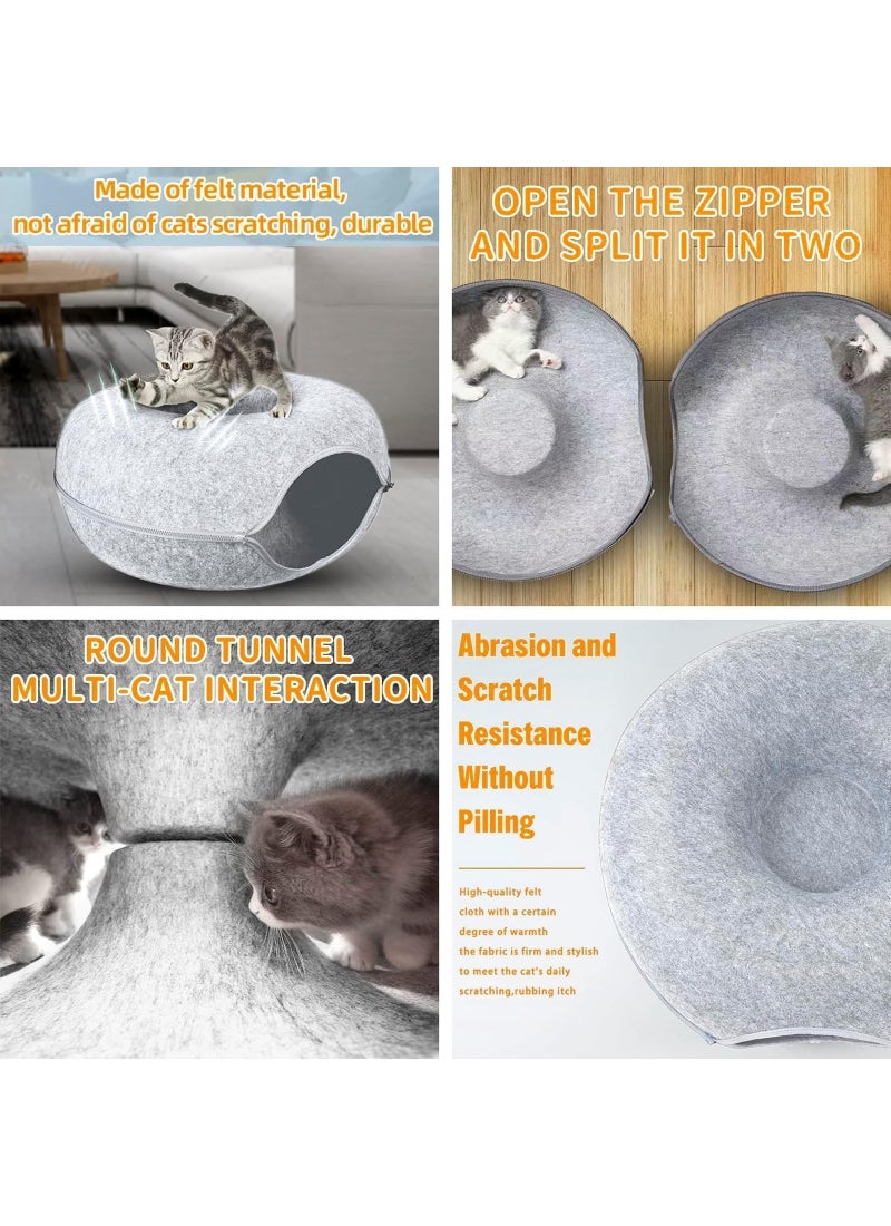 Coodipet Donut Design Cat Tunnel Bed - Image 5