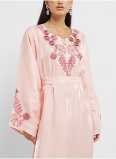 hayas closet Emroidered Belted Jalabiya  - Image 3