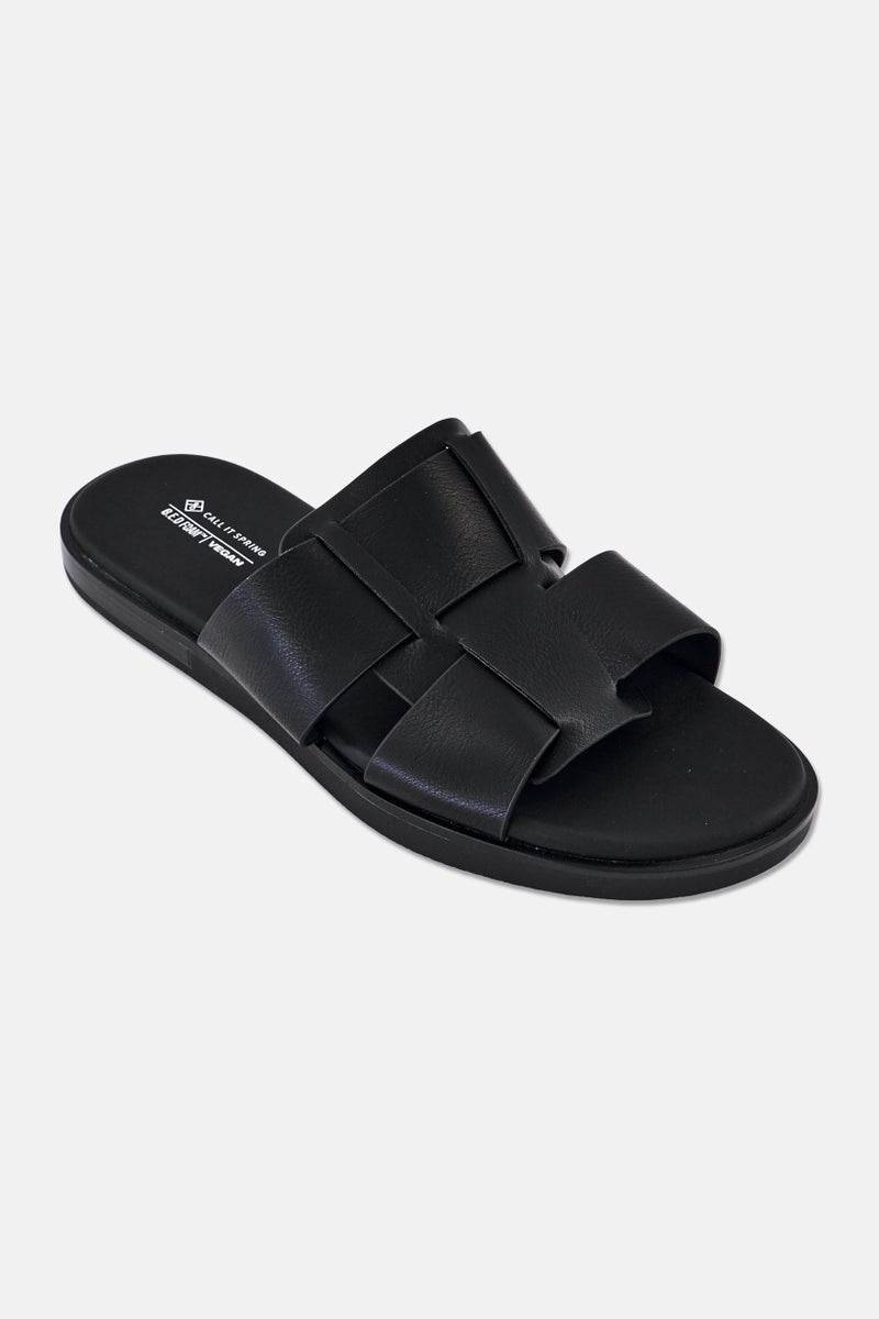 CALL IT SPRING Men Sarto Slip On Slides, Black - Image 1