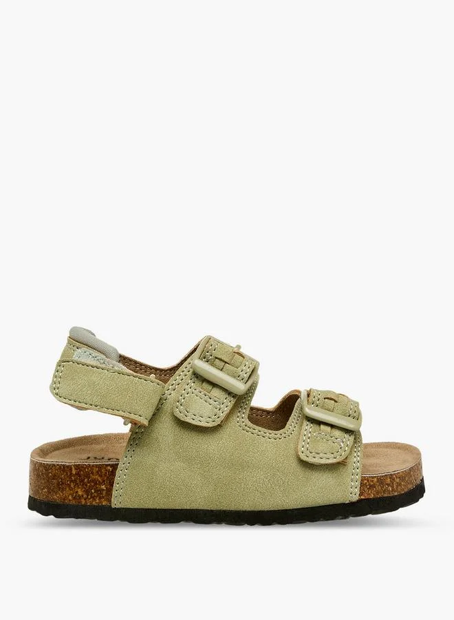 Juniors Boys Buckle Detail Hook & Loop Sandals