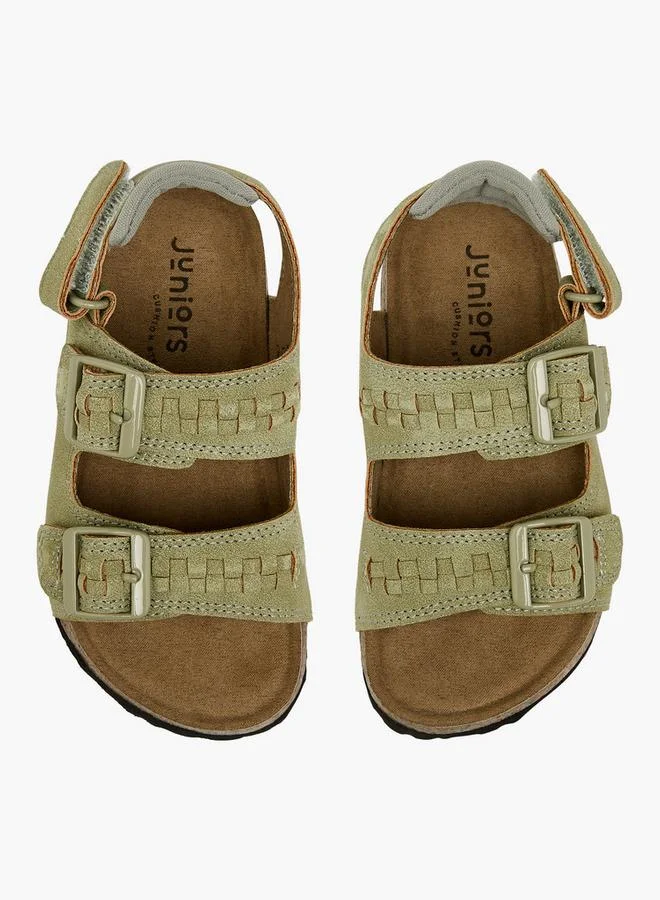 Juniors Boys Buckle Detail Hook & Loop Sandals