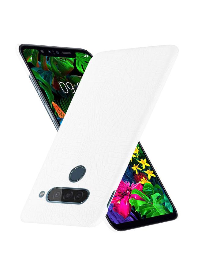 اس-توب جراب لهاتف LG G8S ThinQ مقاوم للصدمات مصنوع من جلد التمساح PC + PU - Image 2