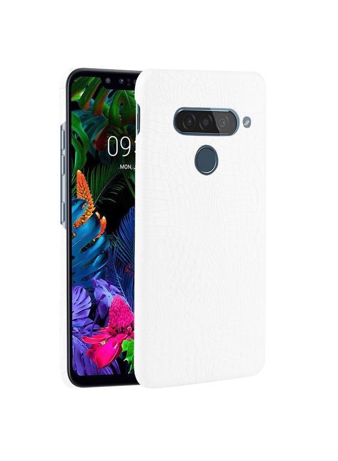 اس-توب جراب لهاتف LG G8S ThinQ مقاوم للصدمات مصنوع من جلد التمساح PC + PU - Image 1