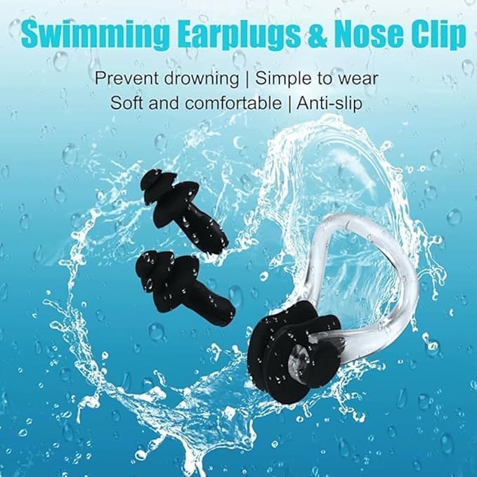 Wetex Premium Boy Swimming Kit with 1 Shorts Costume , 1 Anti Fog Goggles, 1 Silicone Cap, 1 Nose Clip, 2 Ear Plugs (Black, 6-7 Years) - Image 5