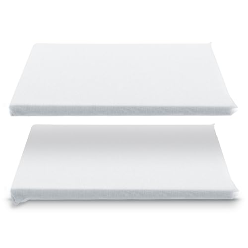 Beeveer 2 Pcs Adjustable Memory Foam Pillow Medium Firm Thin Height 12 Insert Slim Flat Pillow for Neck Support Neck Pain Relief for Back Side Stomach Sleeper 236 x 142x 12 White - Image 1