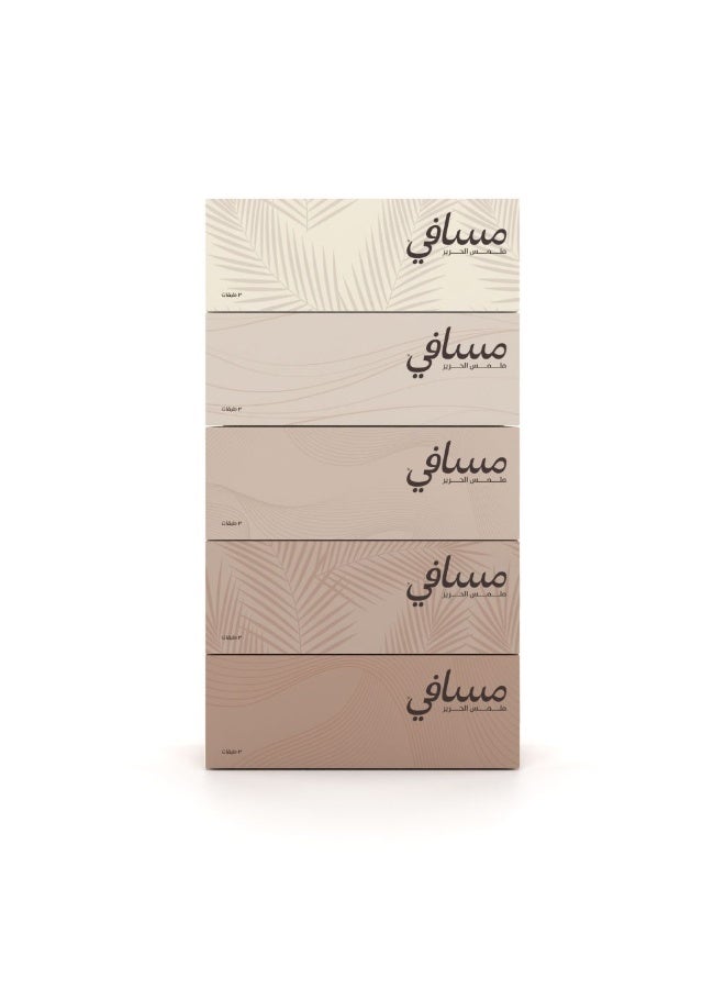 Masafi Silky Tissue 96 Sheets x 3 Ply Pack Of 5 - Image 4