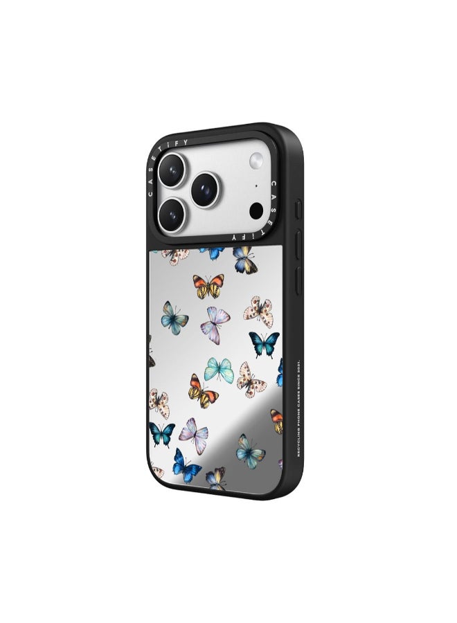 Casetify MIRROR Case w/ Magsafe for Apple iPhone 17 Pro 6.3" 2025 | 4.9-Ft Drop Protection, Fashion Cover, Instagrammable, Slim Lightweight, Eco-Friendly, Wireless Charging - Butterfly/Black - Image 2