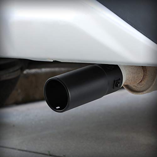 Tritrust Black Exhaust tip - to Fit 1.5 to 2 Inch Exhaust Tail Pipe Diameter- Stainless Steel to give Chrome Effect - Car Muffler Tips - Image 4