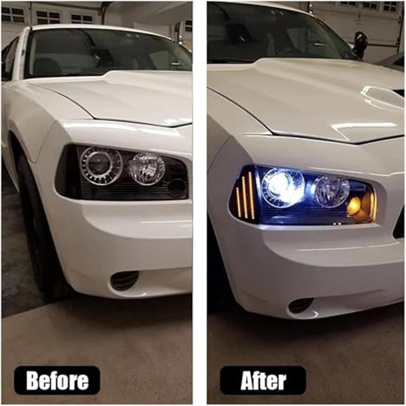 Yurefax LED Turn Signal Lights for Dodge Charger 2006-2010 - Image 3