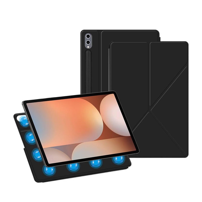 DGG Gray Samsung Tab Case Compatible with Samsung Galaxy Tab S10 Plus / Samsung Galaxy Tab S8 with Protective Cover Stand Function and Daily Tablet Carry - Image 2