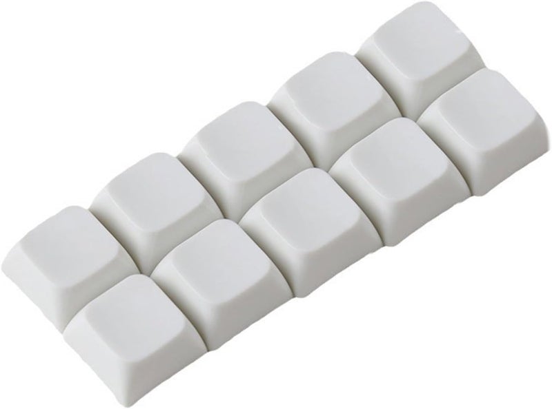 10PCS Resin Keycaps Smooth Glaze Evenly CherryProfile Keyboard Keycap Set for Gaming Mechianal Keyboard Ceramic Resin Keycaps - Image 1