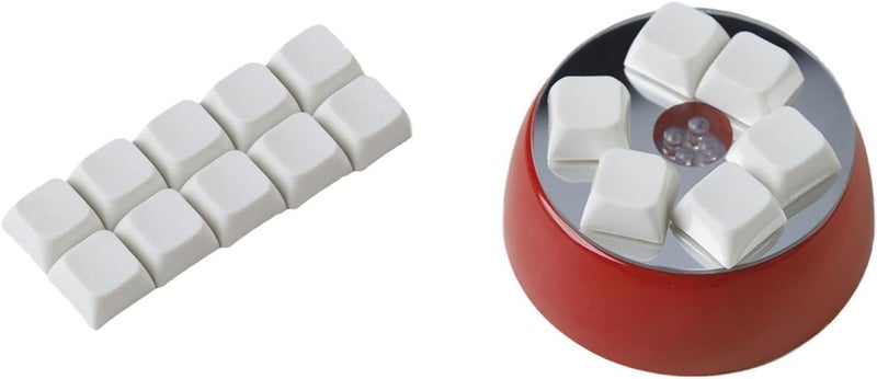 10PCS Resin Keycaps Smooth Glaze Evenly CherryProfile Keyboard Keycap Set for Gaming Mechianal Keyboard Ceramic Resin Keycaps - Image 2