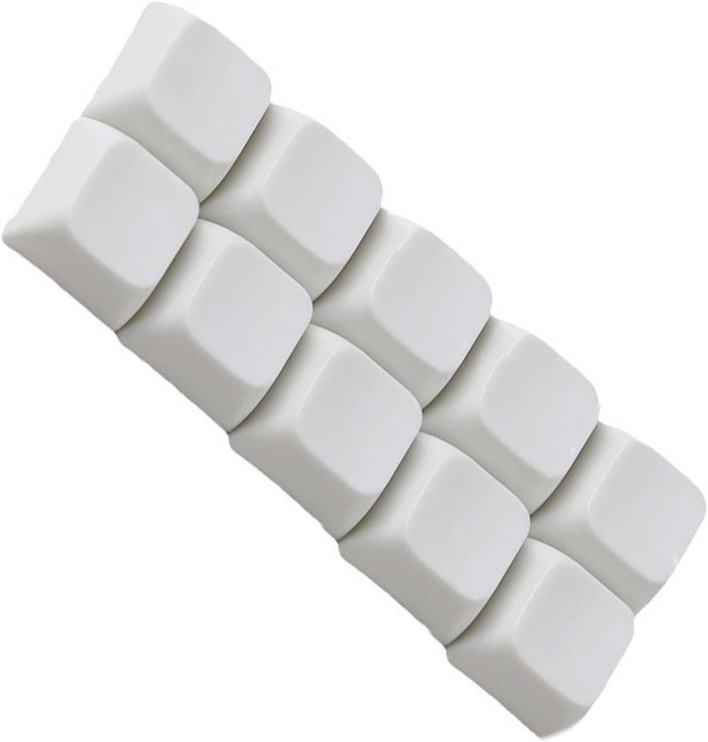 10PCS Resin Keycaps Smooth Glaze Evenly CherryProfile Keyboard Keycap Set for Gaming Mechianal Keyboard Ceramic Resin Keycaps - Image 5