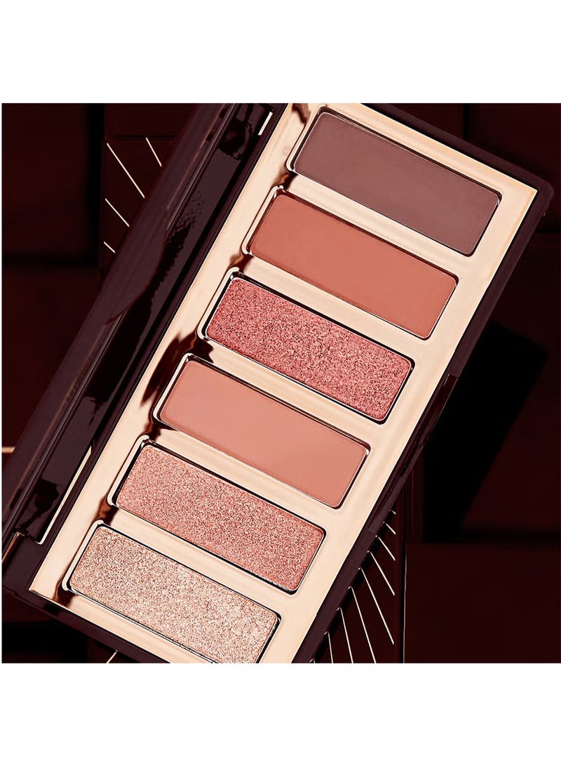Charlotte Tilbury Darling Easy Eye Palette 6 Shades Warm Neutral Eyeshadow Palette Long Lasting Blendable Makeup - Image 3