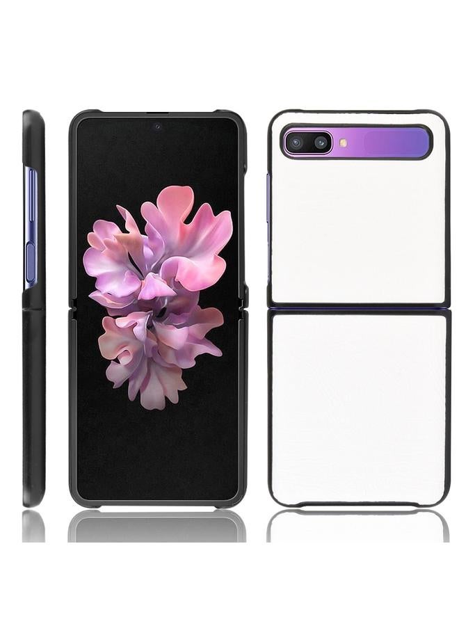 Zaboon Case For Galaxy Z Flip Shockproof Crocodile Texture PC + PU Case - Image 1