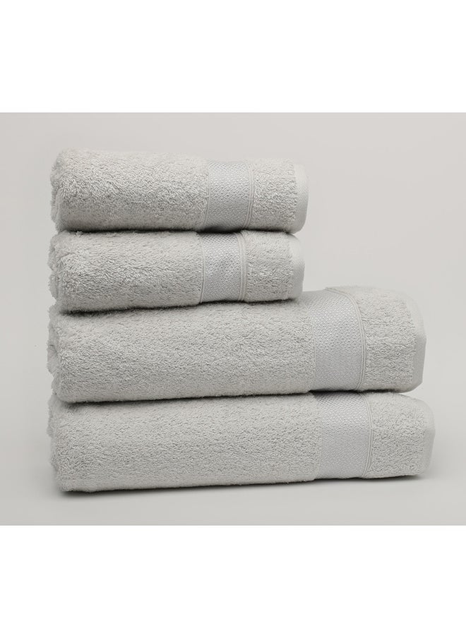 Towel 4 Piece Bathroom  Set - SERENITY - 550 GSM - 100% Cotton Terry - 2 Bath  70X140 cm & 2 Hand  50x90 cm-Premium Touch-Quick Dry - Super Absorbent-Silver - pzsku/Z9AE6879CA5B8B96221E9Z/45/_/1718005880/545f0707-3d3a-4779-b15c-895bf7ff0fdb