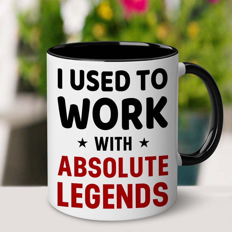 WHIDOBE Retirement Gift - I Used To Work With Absolute Legend - Christmas Mug For Retirement - Goodbye Boss, Management, Coworker Gifts - Going Away, Farewell, Leaving Job, Good Luck New Job - Image 2
