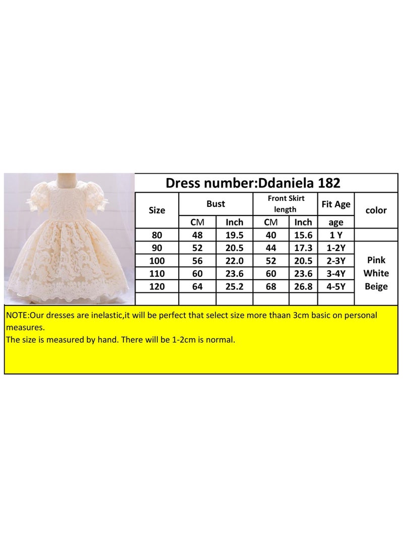 D'Daniela Lace Puff Sleeve Dress - Image 4