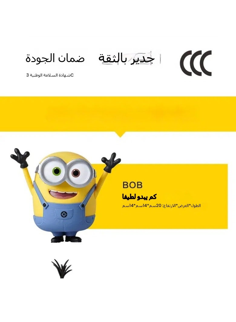 general Minions doll large GJ81B figure model car car car ornament children's toy birthday gift (length 20cm * 1 width 4cm * height 14cm) - Image 3