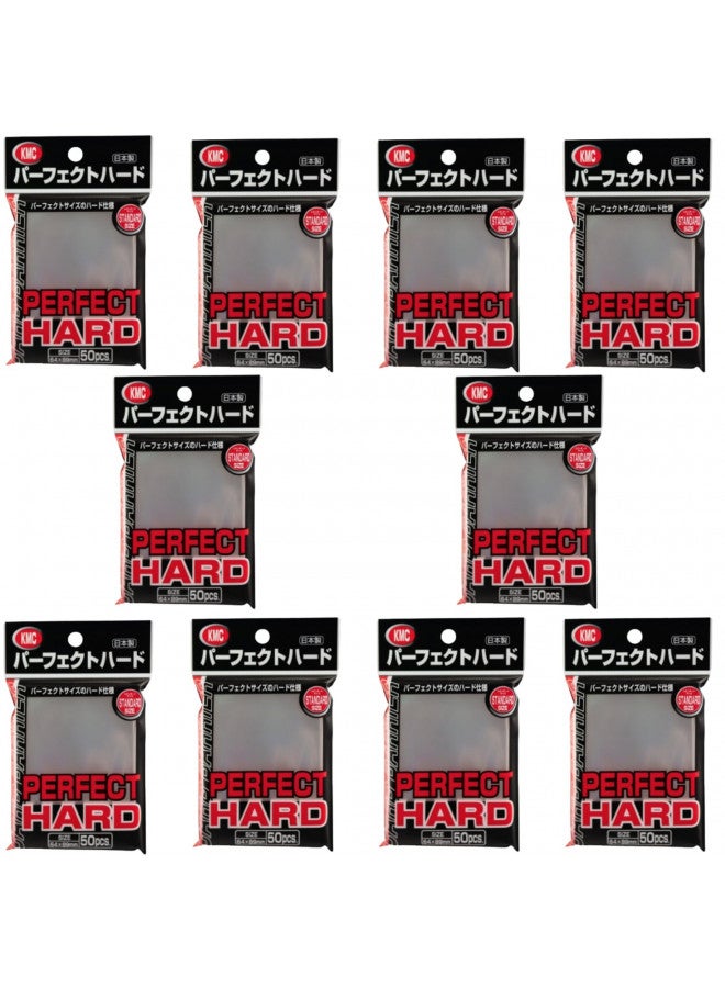 KMC 10 Set Card Barrier Sleeve Perfect Hard from Japan