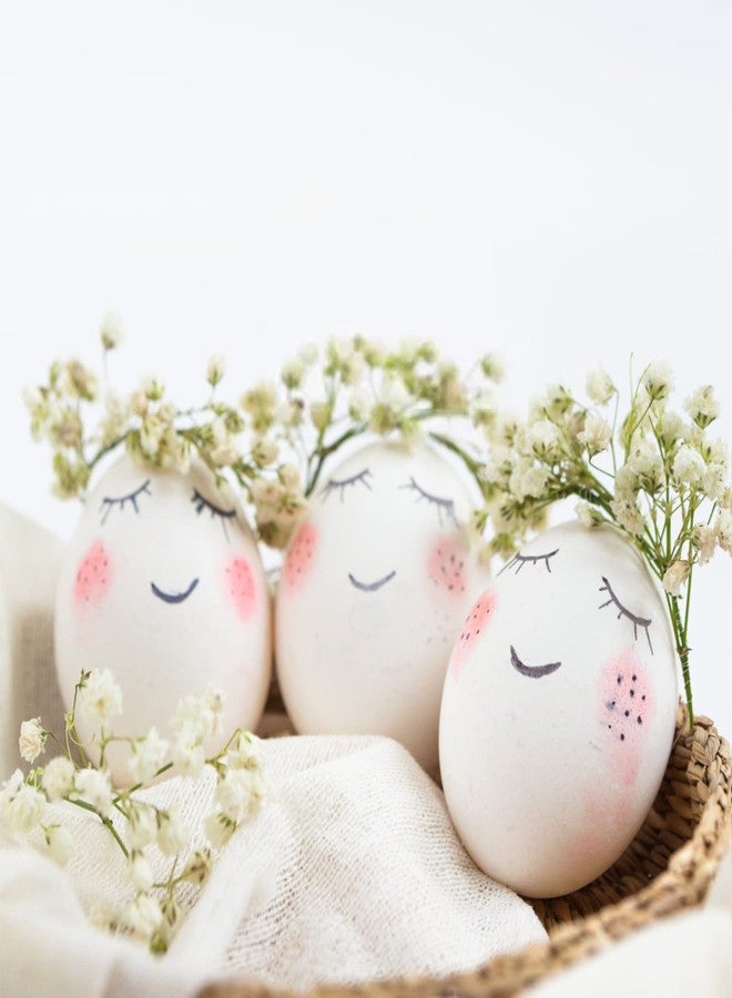 ZEAYEA 24 Pieces Wooden Fake Eggs, White Faux Eggs for DIY Easter Egg, Crafts and Easter Decorations, Fake Egg for Children Play - Image 5
