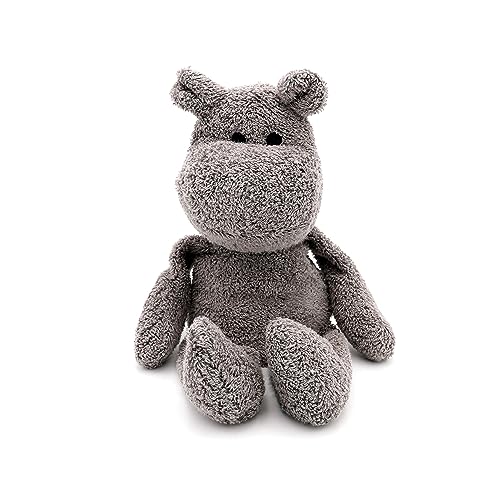 Thermal-Aid Zoo Animals - Mini Happy The Hippo - Heatable Therapeutic Stuffed Animals for Kids - Hot & Cold Therapy - Ice Pack & Heating Pack - 3.15 x 2.6 x 9.3 in - Image 1