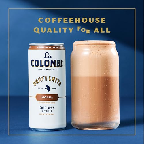 La Colombe Mocha Draft Latte - 9 Fluid Ounce, 4 Count - Cold-Pressed Espresso and Frothed Milk + Dark Chocolate - Made With Real Ingredients - Grab And Go Coffee - Image 3