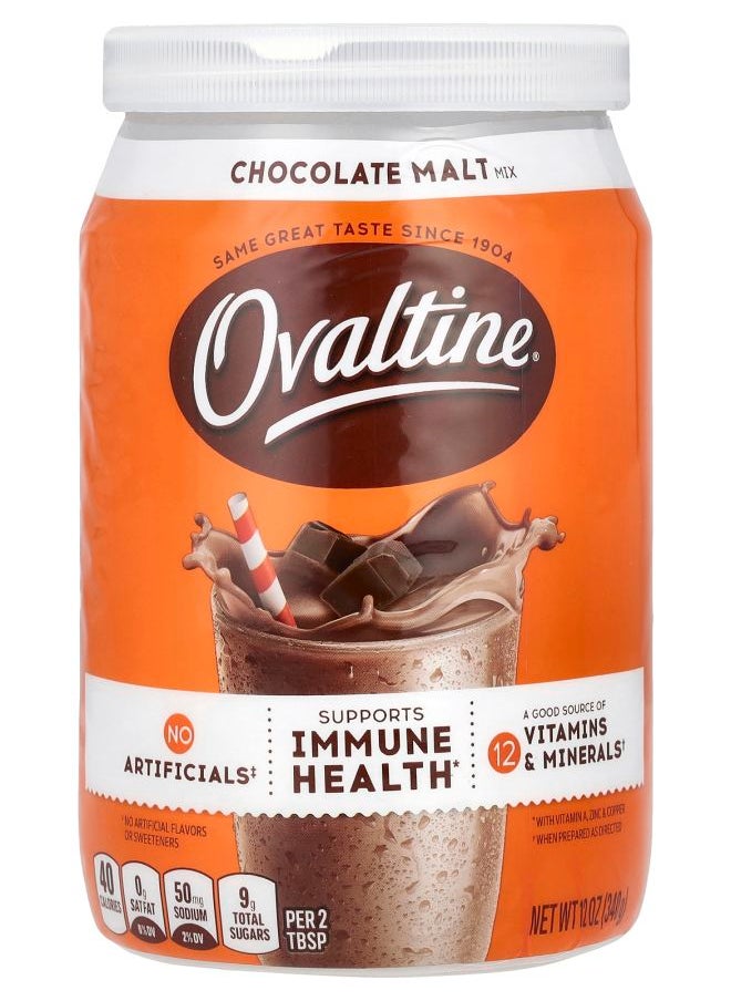 Ovaltine Chocolate Malt Mix 12 oz (340 g) 