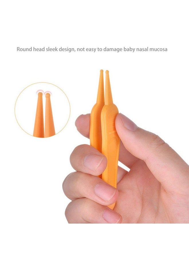 Onwon 4 Pieces Nose Cleaning Tweezers Safe and Effective Clip Care Ear Nose Navel Clean Tool Nipper Plier Pincet Forceps - Image 3