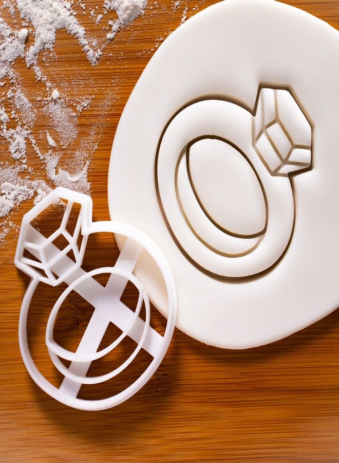 Bakerlogy Diamond Ring cookie cutter, 1 piece - Bakerlogy - Image 2