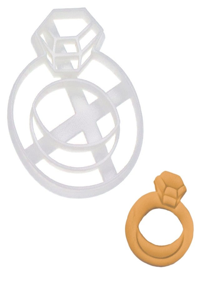 Bakerlogy Diamond Ring cookie cutter, 1 piece - Bakerlogy - Image 1