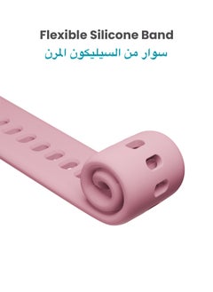 TinyMoose Tempo Watch Band Classic Liquid Silicone Strap Compatible with Tinymoose Tempo Smartwatch - Pink  - Image 4