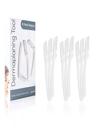 Ning Tool (9 Count) - Easy To Use Dermaplane Razor For Face - Practical Hair Remover Blade For Eyebrows And Peach Fuzz - Facial Shaver For Women That Helps Exfoliate And Smooth The Skin - pzsku/Z9AE6EDB73BB4006FA2CCZ/45/_/1646459545/27c628a9-5c7d-404d-adce-a5520387fc7f