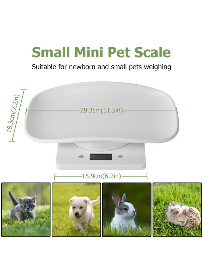 Qulable Digital Small Animals Scales for Weighing with Tape Measure, Puppy Whelping Scale Weigh Your Kitten, Rabbit with High Precision, Multifunction Electronic Baby Scales for Small Dogs Cats Crawl Pet - Image 2