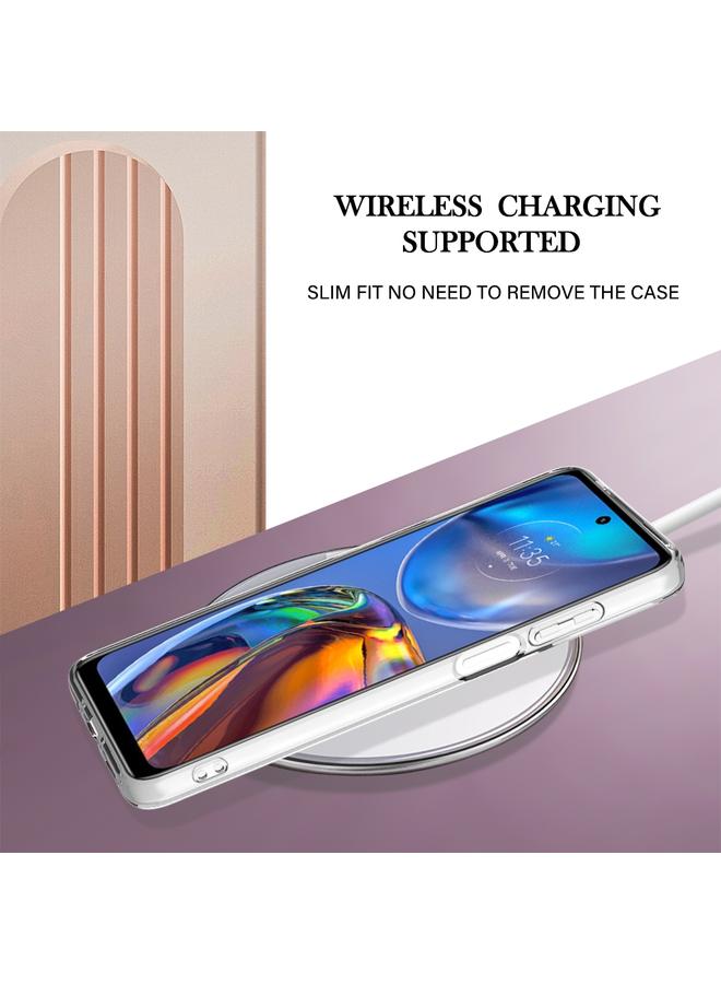 اس-توب جراب لهاتف Motorola Moto E32 4G / E32s، جراب هاتف IMD مزدوج الجوانب من الرخام المطلي بالكهرباء - Image 4