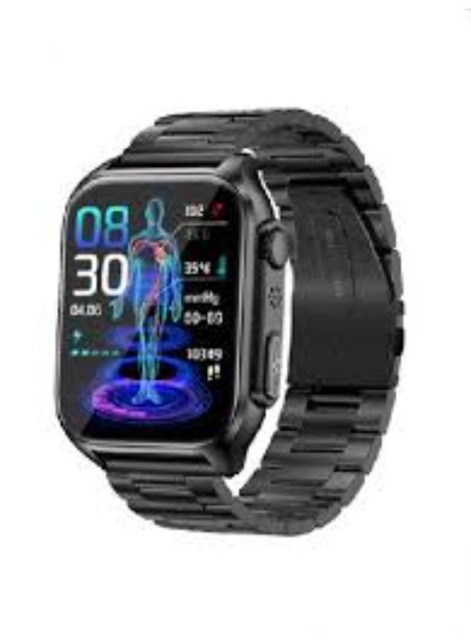 Blood Glucose Smart Watch for Men, with Bluetooth Calling, ECG + PPG Health Monitoring - Image 1
