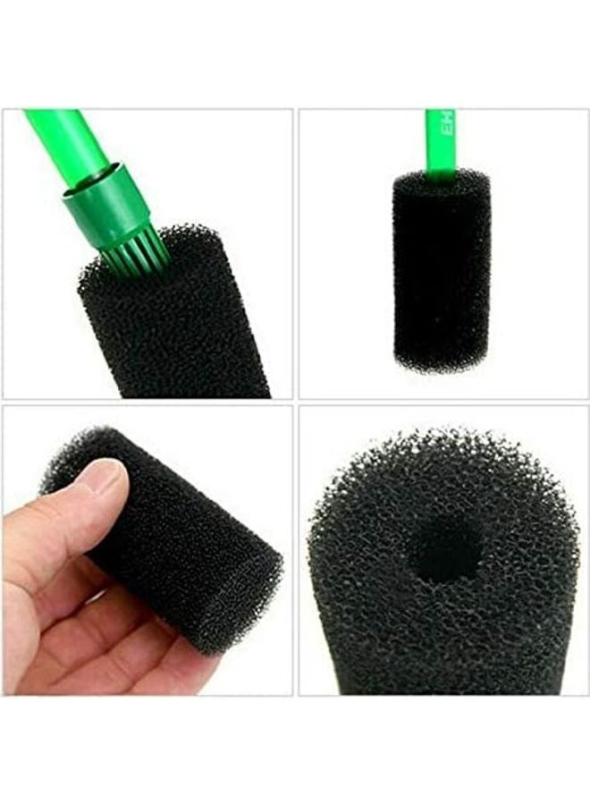 Loquat Aquarium Filter Guard Sponge Black 8cm - Image 2