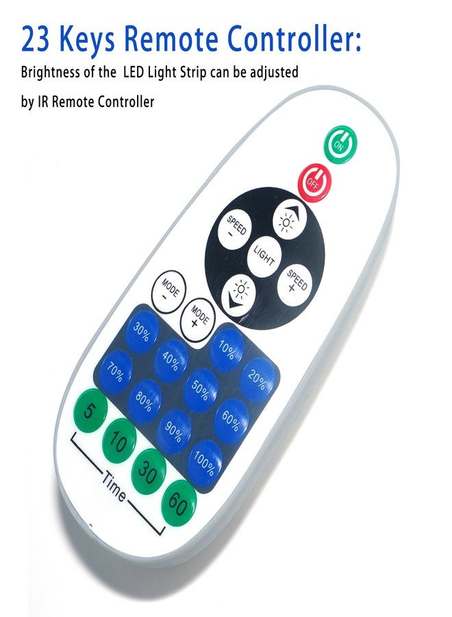 JBEIY Remote Controller for Single Color LED Strip Lights and Neon Sign,Remote Control with DC Connector,Dimmer for 12V DC LED Ribbon, Shelf Lights - Image 2