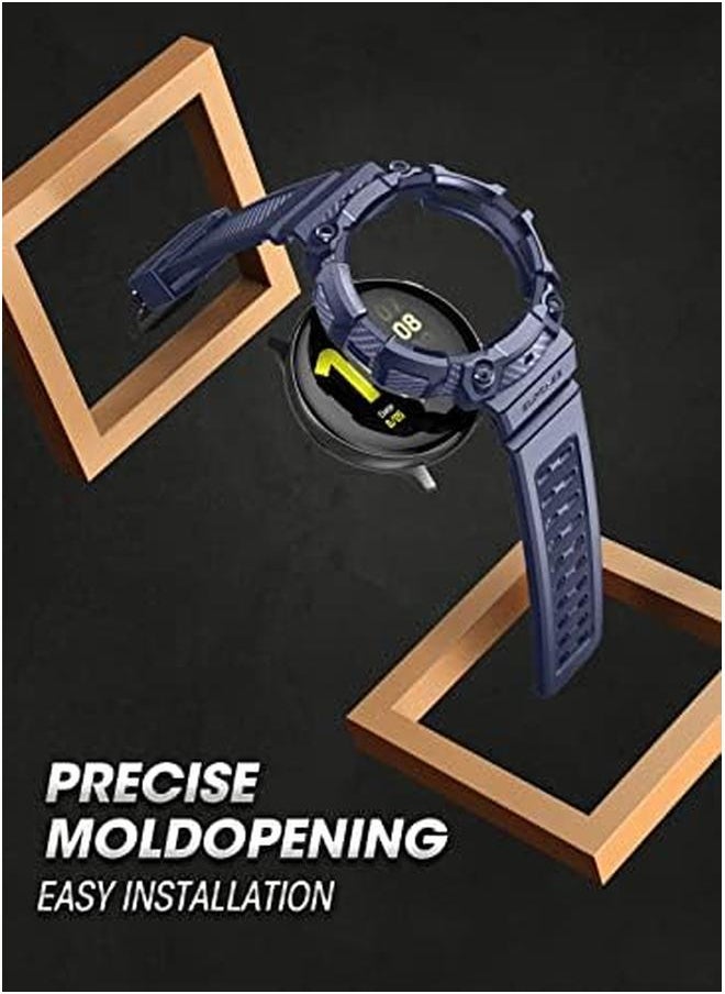 SupCase - Unicorn Beetle Pro Series Case Designed For Galaxy Watch 4 44Mm 2021 Release Rugged Protective Case With Strap Bands Blue - Image 1