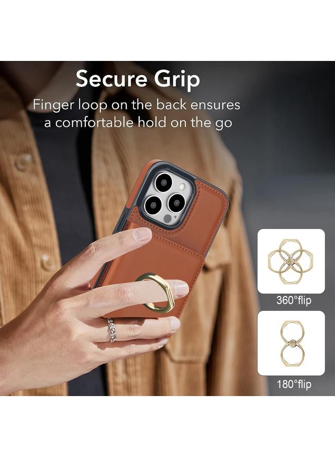 اس-توب جراب لهاتف iPhone 16 Pro Max مزود بحلقة بطاقة RFID مضادة للسرقة - Image 3